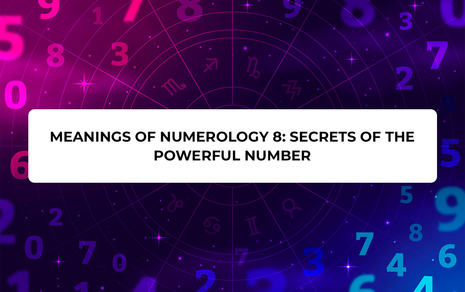 Exploring the Essence of Numerology 8