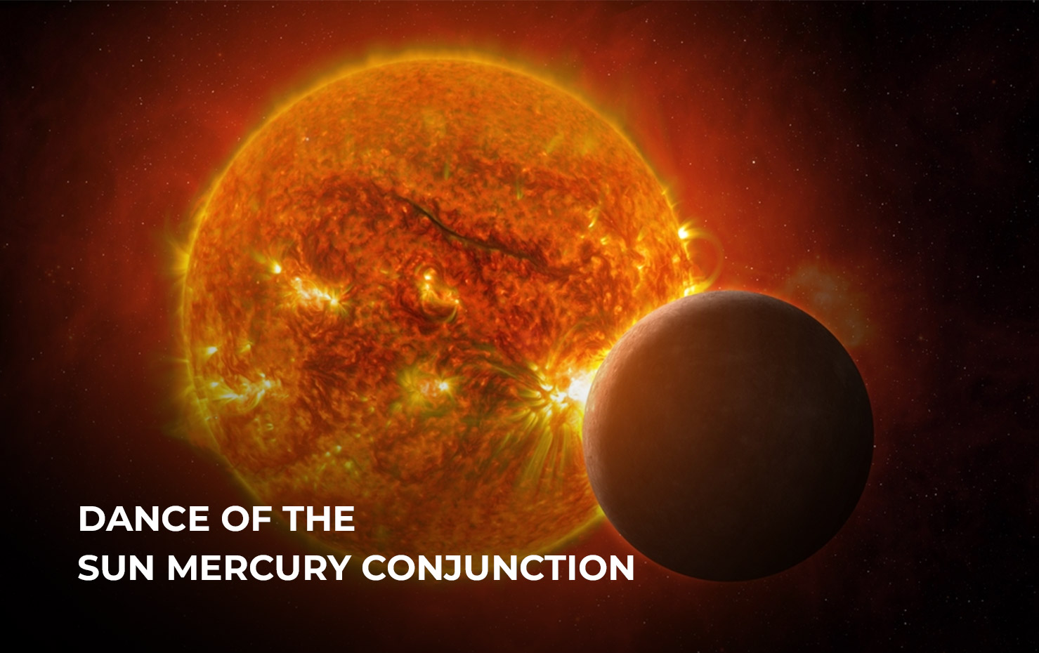 Dance of the Sun Mercury Conjunction