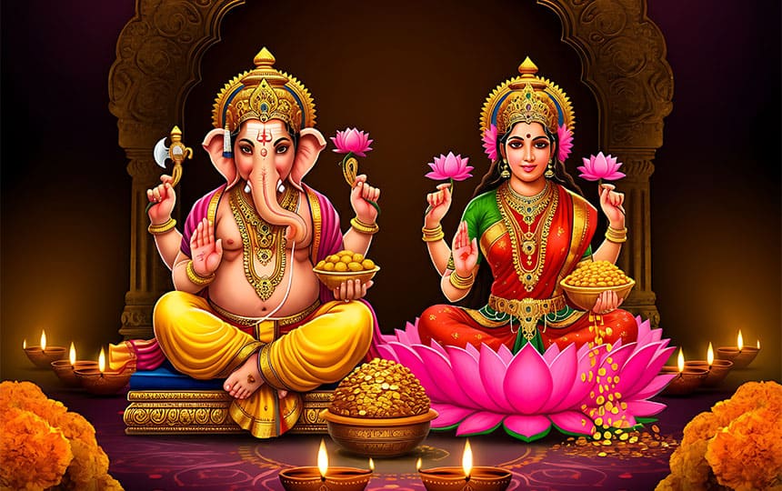 Laxmi Ganesh Puja to attain growth prosperity and wealth