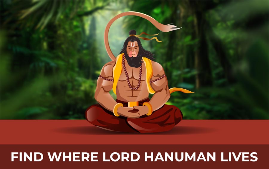 Find where lord hanuman lives