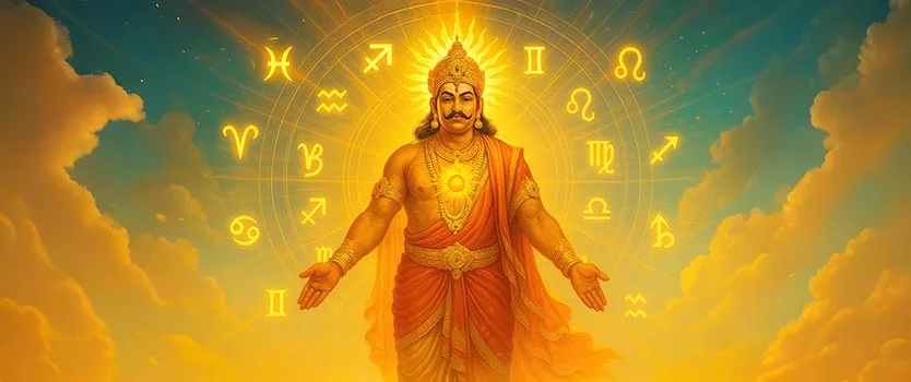 वैदिक ज्योतिष में सूर्य राशि कैसे निर्धारित की जाती है?